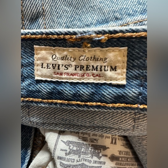 Levi's Premium 501 S Skinny Jeans Can't Touch This - Medium Wash - Picture 16 of 17